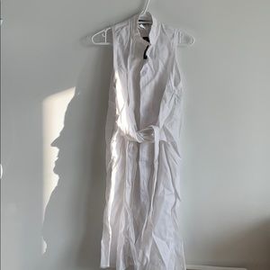 Brand new white linen dress